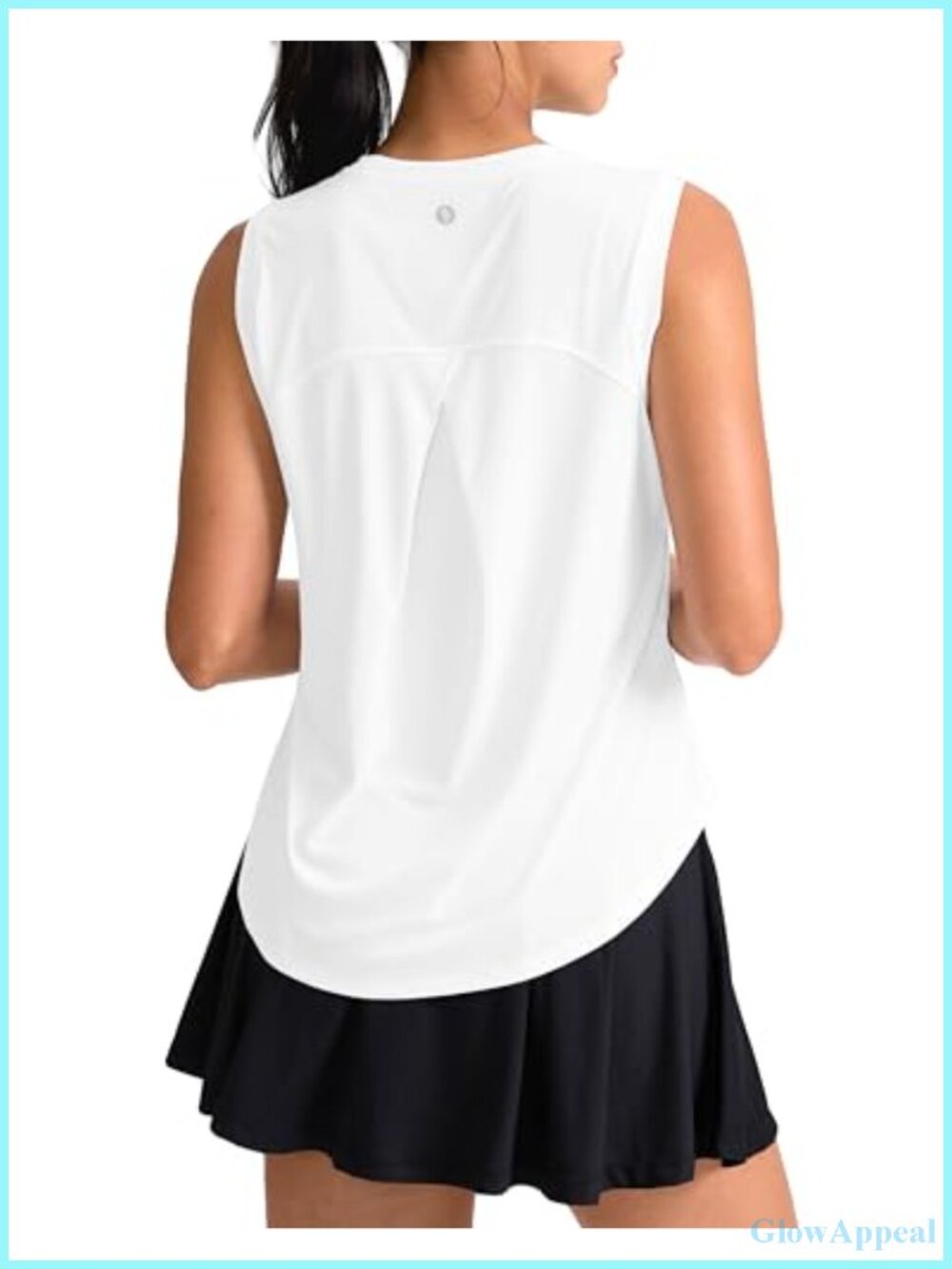 SANTINY Womens Workout Tank Top Athletic Gym Yoga Shirt